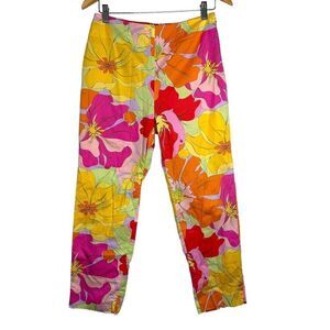 Averado Bessi Pucci Crop Floral Geometric Pants Sz 6 (Fits 28x25)